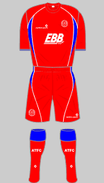 aldershot town 2009-10 home kit