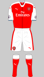 arsenal 2016-17 1st kit