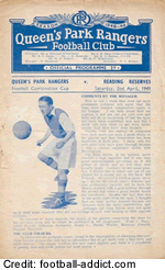 qpr v reading programme 1949