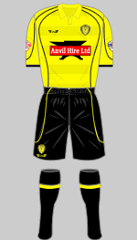 burton albion fc 2013-14 home kit