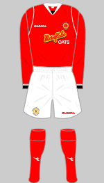 crewe alexandra 2007-08 home kit