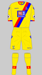 crystal palace 2016-17 2nd kit