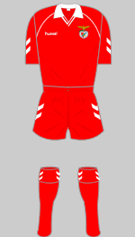 benfica fc 1990  european cup final kit 