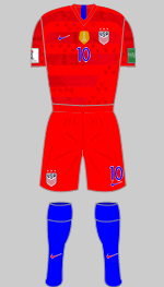 usa 2019 WWC 2nd kit