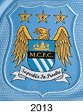 manchester city crest 2013