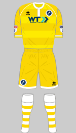 millwall 2016-17 change kit