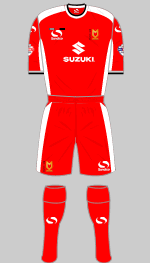 MK Dons 2014-15 change kit