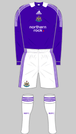 newcastle away kit 2008-09 variant