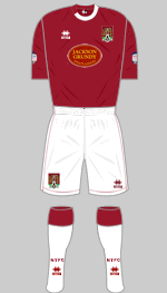 northampton town fc 2012-13 home kit