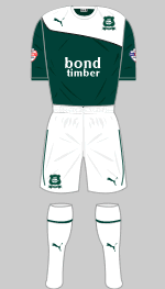 plymouth argyle 2013-14 home kit