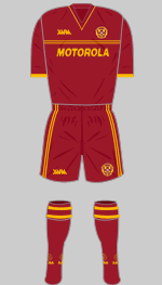 motherwell change kit 2001-02