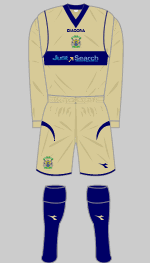 stockport county 2008-09 third kit