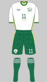 republic of ireland 2010 away strip