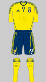 scotland 2010-2011 away kit